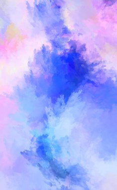 Sanatsal soyut arkaplan. Doku boyalı duvar kağıdı. Boya darbeleriyle yaratıcı bir illüstrasyon. Fırça desenli resim.