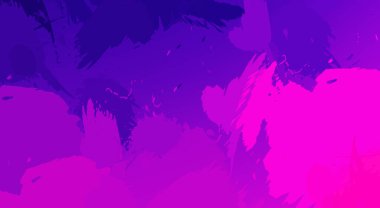 Fırça darbesi ile boyanmış. Sanatsal canlılık ve renkli duvar kâğıdı. Kaotik resim. Taranmış Boyalı Soyut Arkaplan. 