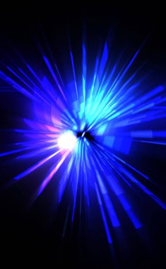 Fütürist mercek patlaması. Parlayan parçacıkları ve çizgileri olan ışık patlaması yıldızı. Güzel soyut ışın arkaplanı.