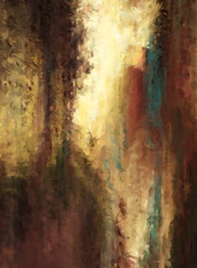 Modern sanat. Renkli çağdaş sanat eserleri. Renkli boya darbeleri. Soyut arkaplanda fırça darbeleri. Fırça boyası. Eşsiz duvar sanatı.