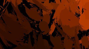 Sanatsal soyut arkaplan. Doku boyalı duvar kağıdı. Boya darbeleriyle yaratıcı bir illüstrasyon. Fırça desenli resim.