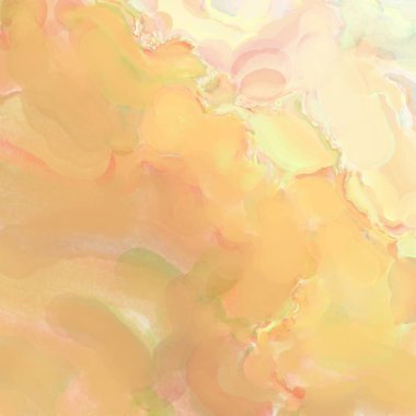 Çağdaş sanat. El işçiliğinin renkli dokusu. Modern resim. Yüzeyde suluboya vuruşlar. Sanatsal arkaplan resmi. Tablo üzerinde soyut resim. Fırça darbeleri. 