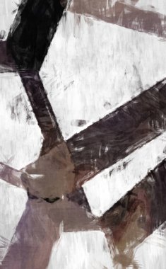 Soyut arkaplanda pürüzlü fırça darbeleri. Fırça boyası. Renkli boya darbeleri. Eşsiz duvar sanatı. Tuvaldeki modern sanat. Renkli çağdaş sanat eserleri. 