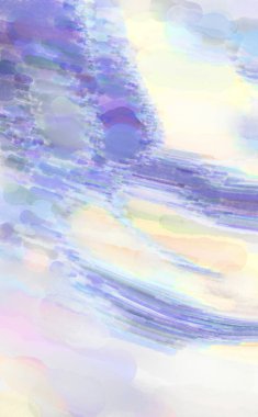 Modern fırça darbeleri. Pastel renklerde suluboya resim. Poster, duvar sanatı, afiş, kart, kitap kapağı veya ambalaj için sakinleştirici kompozisyonun yumuşak renkli çizimi. 