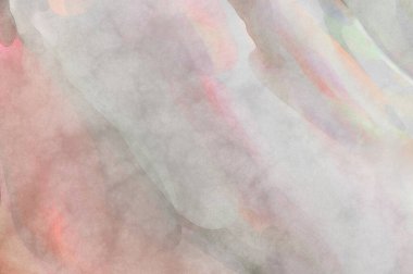 Yumuşak suluboya duvar kağıdı. Hafifçe fırçalanmış renkleri olan sanatsal bir resim. Pastel renkler arkaplana dokunmuş. Soyut duvar sanatı..