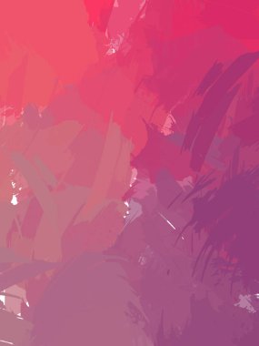 Renkli fırça darbelerinin 2B çizimi. Dekoratif doku resmi. Canlı boya desenli arka plan. Kaotik fırça darbeleri resim.