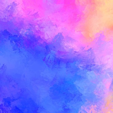 Boya darbeleri. 2D İllüstrasyon. Taranmış Boyalı Soyut Arkaplan. Fırça darbesi ile boyanmış. Modern sanat.