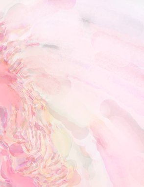 2D çizim. Sanatsal arkaplan resmi. Tablo üzerinde soyut resim. Çağdaş sanat. El yapımı resim. Renkli doku. Modern sanat eserleri. Yüzeyde suluboya fırça darbeleriyle boyama.