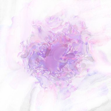 Pastel renklerde suluboya resim. Poster, duvar sanatı, afiş, kart, kitap kapağı ya da ambalaj için rahatlatıcı kompozisyonun yumuşak renkli çizimi. Modern fırça darbeleri resim.