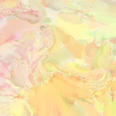 El yapımı sürreal soyut desenli suluboya. Modern sanatsal resim. 2D çizim. Arkaplan boyası karışımı. Yaratıcı duvar sanatı. Çağdaş sanat.