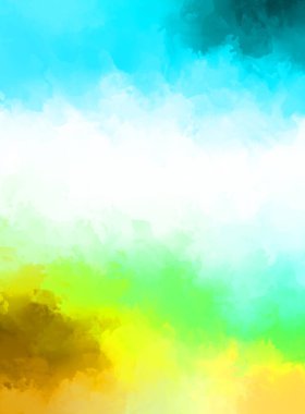 Taranmış Boyalı Soyut Arkaplan. Fırça darbesi ile boyanmış. Sanatsal canlılık ve renkli duvar kağıdı.