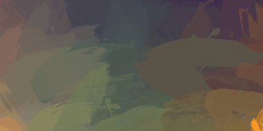 Taranmış Boyalı Soyut Arkaplan. Vahşi kaotik fırça darbeleri. Boya darbeleri. 2D İllüstrasyon. Fırça darbeli resim.