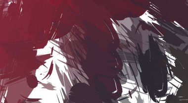 Renkli fırça darbelerinin 2B çizimi. Dekoratif doku resmi. Canlı boya desenli arka plan. Kaotik fırça darbeleri resim.