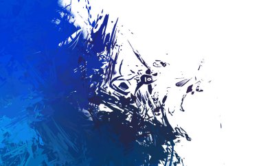 Duvar sanatı Eşsiz ve yaratıcı illüstrasyon. Fırça darbesi ile boyanmış. Renkli fırça darbelerinin soyut arkaplanı. Fırçalanmış canlı duvar kâğıdı. Boyalı sanatsal yaratım.