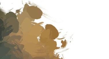 Taranmış Boyalı Soyut Arkaplan. Vahşi kaotik fırça darbeleri. Boya darbeleri. 2D İllüstrasyon. Fırça darbeli resim. 