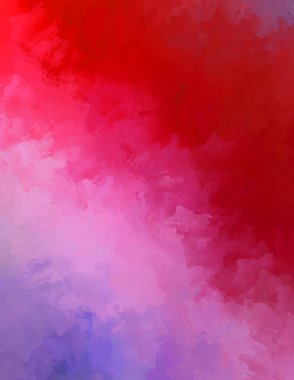 Renkli fırça darbelerinin 2D çizimi. Dekoratif desenli resim. canlı boya desenli arkaplan.