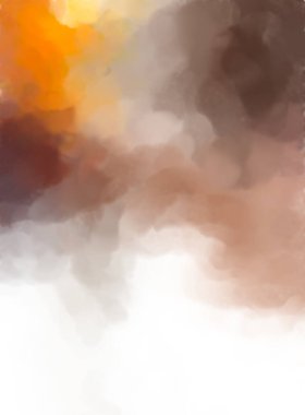 Soyut doku. Yüzeyde etkileyici el yapımı suluboya. Suluboya fırça darbeleri. Modern sanat. Çok renkli arkaplan. Çağdaş duvar sanatı. Renkli bir fon. 2d illüstrasyon.