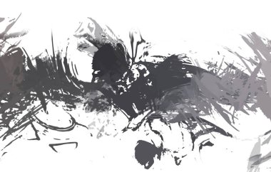 resmedilmiş sanat eseri. fırçalanmış canlı duvar kağıdı. Eşsiz ve yaratıcı illüstrasyon. Renkli fırça darbelerinin soyut arkaplanı. 