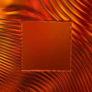 Soyut çerçeveli arkaplan. Renkli, canlı, dalgalı bir duvar kağıdı. Merkezi çerçeveli yaratıcı grafik 2d çizim. Dinamik şekilli modaya uygun sıvı örtüsü.