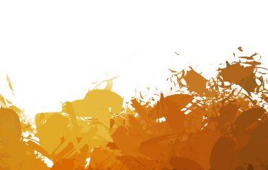 Taranmış Boyalı Soyut Arkaplan. Vahşi kaotik fırça darbeleri. Boya darbeleri. 2D İllüstrasyon. Fırça darbeli resim. 