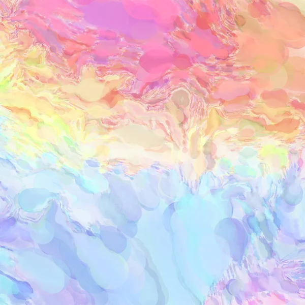 El yapımı sürreal soyut desenli suluboya. Modern sanatsal resim. 2D çizim. Arkaplan boyası karışımı. Yaratıcı duvar sanatı. Çağdaş sanat.