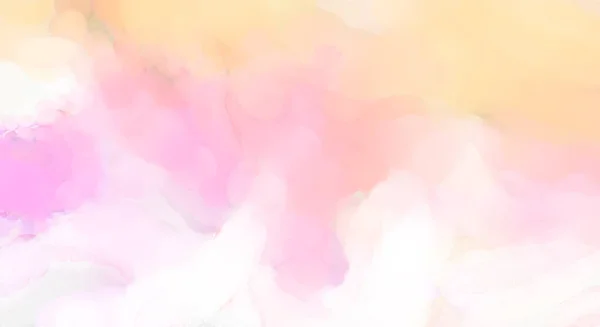 Soft Watercolor Wallpaper Artistic Painting Softly Brushed Colors Pastel Colors — Stock Photo, Image