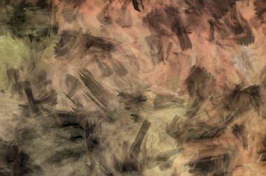 Modern sanat. Taranmış Boyalı Soyut Arkaplan. Fırça darbesi ile boyanmış. Boya darbeleri. 2B Görüntü