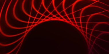 Işık dalgalarının neon renkli soyut tasarımı. Dijital arka plan ve neon ışığı parlama efekti. Parlak ışınlar duvar kağıdı.