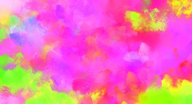 Renkli fırça darbelerinin soyut arkaplanı. fırçalanmış canlı duvar kağıdı. resmedilmiş sanat eseri. Eşsiz ve yaratıcı illüstrasyon.