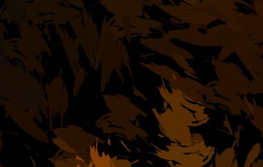 Vahşi fırça darbeleriyle yaratıcı soyut resim. Artistik fırça darbeleriyle donatılmış. Renkli ve canlı bir tasvir. Boyalı sanat.