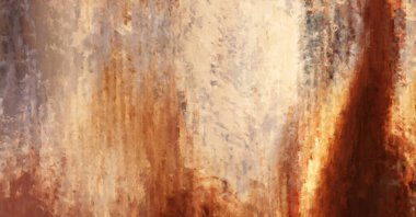 Modern sanat. Renkli çağdaş sanat eserleri. Renkli boya darbeleri. Soyut arkaplanda fırça darbeleri. Fırça boyası. Eşsiz duvar sanatı.