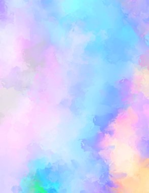 Renkli fırça darbelerinin soyut arkaplanı. fırçalanmış canlı duvar kağıdı. resmedilmiş sanat eseri. Eşsiz ve yaratıcı illüstrasyon.