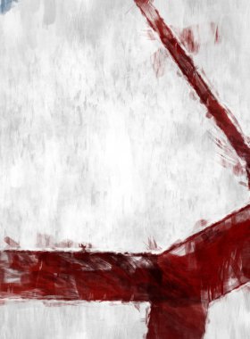 Soyut arkaplanda pürüzlü fırça darbeleri. Fırça boyası. Renkli boya darbeleri. Eşsiz duvar sanatı. Tuvaldeki modern sanat. Renkli çağdaş sanat eserleri. 