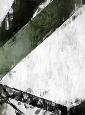 Soyut arkaplanda pürüzlü fırça darbeleri. Fırça boyası. Renkli boya darbeleri. Eşsiz duvar sanatı. Tuvaldeki modern sanat. Renkli çağdaş sanat eserleri. 