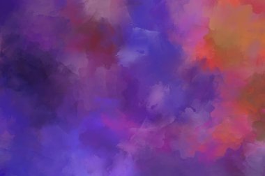 Sanatsal soyut arkaplan. Doku boyalı duvar kağıdı. Boya darbeleriyle yaratıcı bir illüstrasyon. Fırça desenli resim.