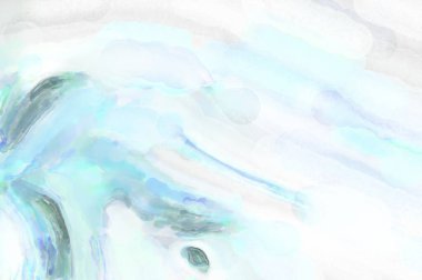 Poster, duvar sanatı, afiş, kart, kitap kapağı veya ambalaj için pastel renkli suluboya resim. Alkol mürekkebini andıran rahatlatıcı fırça darbelerinin modern resmi.