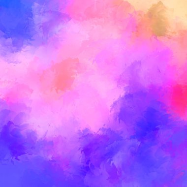 Boya darbeleri. 2D İllüstrasyon. Taranmış Boyalı Soyut Arkaplan. Fırça darbesi ile boyanmış. Modern sanat.