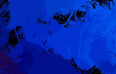 Sanatsal soyut arkaplan. Doku boyalı duvar kağıdı. Boya darbeleriyle yaratıcı bir illüstrasyon. Fırça desenli resim.