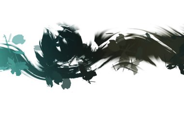 resmedilmiş sanat eseri. fırçalanmış canlı duvar kağıdı. Eşsiz ve yaratıcı illüstrasyon. Renkli fırça darbelerinin soyut arkaplanı. 