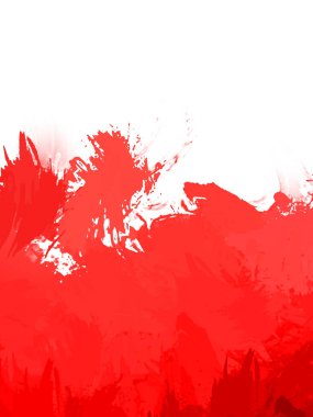 Taranmış Boyalı Soyut Arkaplan. Vahşi kaotik fırça darbeleri. Boya darbeleri. 2D İllüstrasyon. Fırça darbeli resim. 