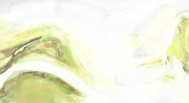 Çağdaş sanat. El yapımı resim. Modern sanat eserleri. Yüzeyde suluboya fırça darbeleriyle resim yapmak. 2D çizim. Sanatsal arkaplan resmi. Tablo üzerinde soyut resim. Renkli doku.