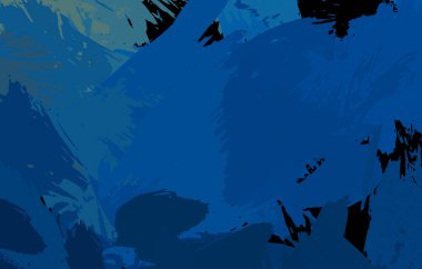 Sanatsal soyut arkaplan. Doku boyalı duvar kağıdı. Boya darbeleriyle yaratıcı bir illüstrasyon. Fırça desenli resim.