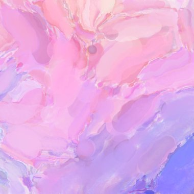 El yapımı sürreal soyut desenli suluboya. Modern sanatsal resim. 2D çizim. Arkaplan boyası karışımı. Yaratıcı duvar sanatı. Çağdaş sanat.