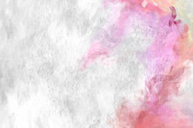 Soyut arkaplanda pürüzlü fırça darbeleri. Fırça boyası. Renkli boya darbeleri. Eşsiz duvar sanatı. Tuvaldeki modern sanat. Renkli çağdaş sanat eserleri. 