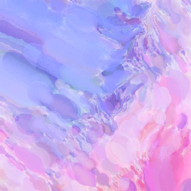 El yapımı sürreal soyut desenli suluboya. Modern sanatsal resim. 2D çizim. Arkaplan boyası karışımı. Yaratıcı duvar sanatı. Çağdaş sanat.