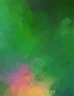 Modern sanat. Taranmış Boyalı Soyut Arkaplan. Fırça darbesi ile boyanmış. Boya darbeleri. 2B Görüntü.