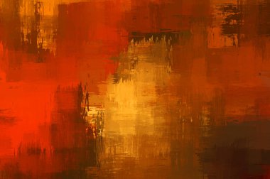 Çapraz vahşi fırça darbeleriyle arka plan. Renkli ve canlı bir tasvir. Boyalı sanat. Yaratıcı soyut resim.