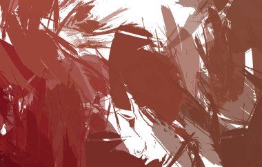 Sanatsal soyut arkaplan. Doku boyalı duvar kağıdı. Boya darbeleriyle yaratıcı bir illüstrasyon. Fırça desenli resim.