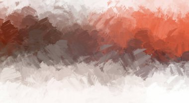 Modern sanat. Taranmış Boyalı Soyut Arkaplan. Fırça darbesi ile boyanmış. Boya darbeleri. 2B Görüntü.