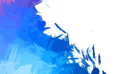 Duvar sanatı Eşsiz ve yaratıcı illüstrasyon. Fırça darbesi ile boyanmış. Renkli fırça darbelerinin soyut arkaplanı. Fırçalanmış canlı duvar kâğıdı. Boyalı sanatsal yaratım.